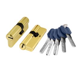 Цилиндровый механизм Punto (Пунто) Z400/70 mm (30+10+30) PB латунь 5 кл.