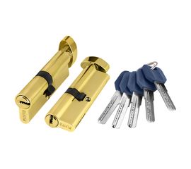 Цилиндровый механизм Punto (Пунто) с вертушкой Z402/60 mm (25+10+25) PB латунь 5 кл.