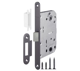 Защелка врезная Fuaro (Фуаро) PLASTIC P96WC-50 GR графит