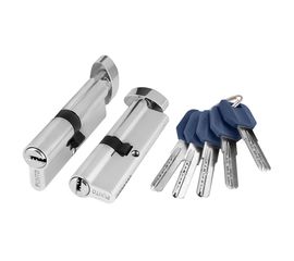 Цилиндровый механизм Punto (Пунто) с вертушкой Z402/110 mm (55+10+45) CP хром 5 кл.