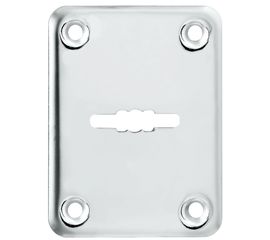 Декоративная накладка Punto (Пунто) ESC081/0-SS (нержавейка) на сув. замок без шторки (1 шт.) тех.уп