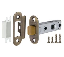 Защелка врезная Fuaro (Фуаро) PLASTIC P22-45-25 AB бронза