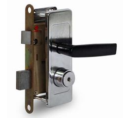 Замок врезной Zenit (Зенит) цилиндровый с защёлкой в комплекте с ручкой ЗВ4Д (Аналог ШО-25), 3 кл.