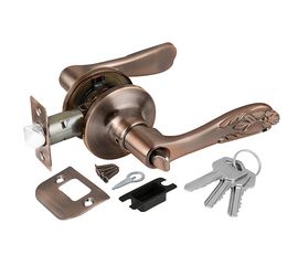 Ручка защелка Punto (Пунто) 6033 AC-E (кл./фик.) медь