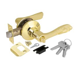 Ручка защелка Punto (Пунто) 6033 PB-E (кл./фик.) золото