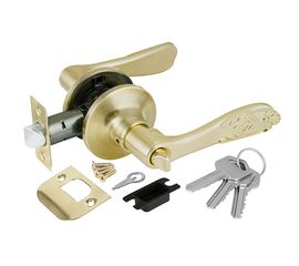 Ручка защелка Punto (Пунто) 6033 SB-E (кл./фик.) мат. золото