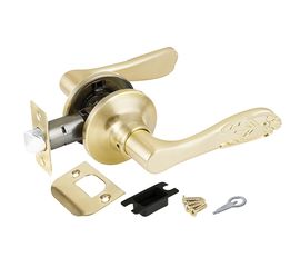 Ручка защелка Punto (Пунто) 6033 SB-P (без фик.) мат. золото