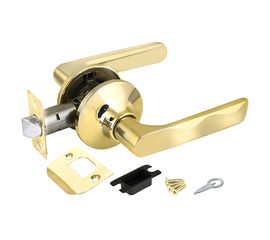 Ручка защелка Punto (Пунто) 6024 PB-P (без фик.) золото