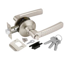 Ручка защелка Punto (Пунто) 6026 SN-E (кл./фик.) мат. никель