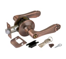 Ручка защелка Punto (Пунто) 6037 AC-E (кл./фик.) медь