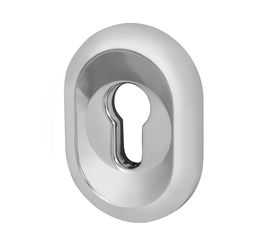 Накладка под Fuaro (Фуаро) цилиндр  ESC-12C CP-8 хром (2шт. в уп.,отгр. по 1 шт)