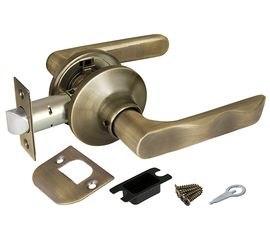 Ручка защелка Fuaro (Фуаро) 624/BL AB-P (бронза) без фик.