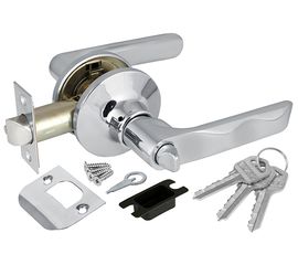 Ручка защелка Fuaro (Фуаро) 624/BL CP-E (хром) кл/фик.