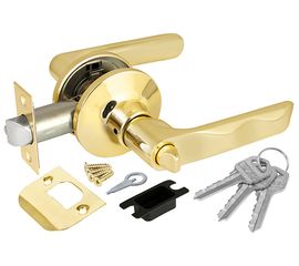 Ручка защелка Fuaro (Фуаро) 624/BL PB-E (золото) кл/фик.