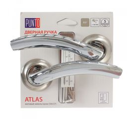 Ручка раздельная Punto (Пунто) ATLAS TL/HD SN/CP-3 матовый никель/хром