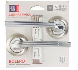 Ручка раздельная Punto (Пунто) BOLERO TL/HD SN/CP-3 матовый никель/хром