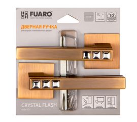 Ручка раздельная Fuaro (Фуаро) CRYSTAL FLASH DM/HD CF-17 кофе