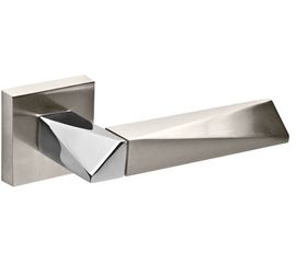 Ручка раздельная Fuaro (Фуаро) DIAMOND DM/HD SN/CP-3 матовый никель/хром