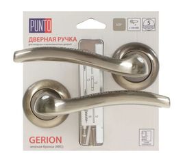 Ручка раздельная Punto (Пунто) GERION TL/HD ABG-6 зеленая бронза