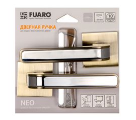 Ручка раздельная Fuaro (Фуаро) NEO DM/HD ABG/CP-6 зеленая бронза/хром