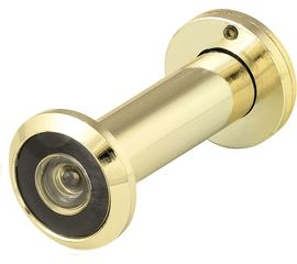 DVS3, глазок, Fuaro (Фуаро) 16/180/55x90 (оптика пластик, шторка сталь, угол обзора 180) GP Золото