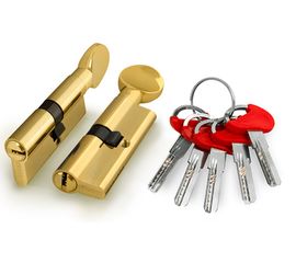 Цилиндровый механизм Fuaro (Фуаро) D-PRO502/90 mm (35+10+45) PB латунь 5 кл.