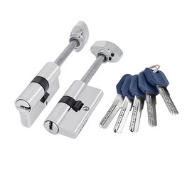 Цилиндровый механизм Punto (Пунто) со штоком Z407/85 mm (50+10+25) CP хром 5 кл.