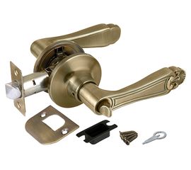 Ручка защелка Fuaro (Фуаро) 637/BL АB-B (бронза) фик.