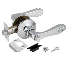 Ручка защелка Fuaro (Фуаро) 637/BL СP-B (хром) фик.