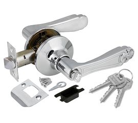 Ручка защелка Fuaro (Фуаро) 637/BL СР-Е (хром) кл/фик.