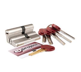 Цилиндровый механизм Mottura (Моттура) DPC1D3646S3 (82 мм/31+10+41), САТИН. НИКЕЛЬ, 5+1кл.