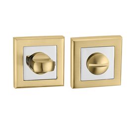 Ручка поворотная Punto (Пунто) BK6 QL SG/CP-4 матовое золото/хром