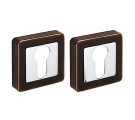 Накладка под Fuaro (Фуаро) цилиндр ET XM ABL/CP-18 темная медь/хром