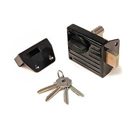 Замок накладной Zenit (Зенит) ЗН1-2.1 (черный)