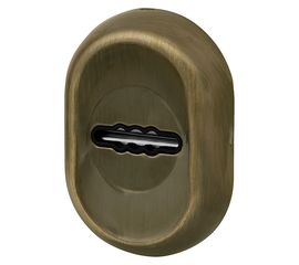 Накладка под Fuaro (Фуаро) сувальдный ключ ESC-13S с автошторками AB-зеленая бронза (2шт. в уп., отг