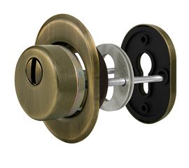 Броненакладка врезная Fuaro (Фуаро) с чашкой DEF 9726 M6x90 (в комплекте с накладкой на цилиндр) AB