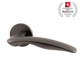 Ручка раздельная Armadillo (Армадилло) WAVE URS BPVD-77 Вороненый никель