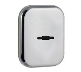 Декоративная накладка Fuaro (Фуаро) со шторкой на сувальдный замок ESC 486-S SQ XL (хром) CP-8, 1 шт