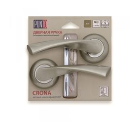Ручка раздельная Punto (Пунто) CRONA TL/HD SN/CP-3 матовый никель/хром