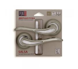 Ручка раздельная Punto (Пунто) SALSA TL/HD SN/CP-3 матовый никель/хром