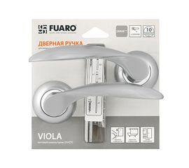 Ручка раздельная Fuaro (Фуаро) VIOLA RM/HD SC/CP-16 матовый хром/хром
