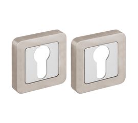 Накладка под Fuaro (Фуаро) цилиндр ET XM SN/CP-3 матовый никель/хром