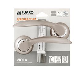Ручка раздельная Fuaro (Фуаро) VIOLA RM/HD SN/CP-3 матовый никель/хром