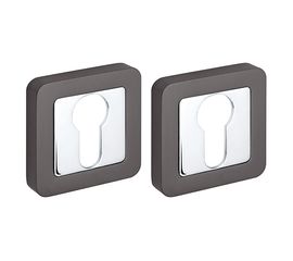 Накладка под Fuaro (Фуаро) цилиндр ET XM GR/CP-23 графит/хром