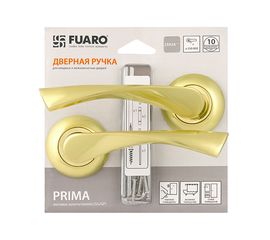Ручка раздельная Fuaro (Фуаро) PRIMA RM/HD SG/GP-4 матовое золото/золото