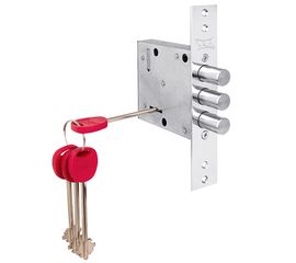 Замок врезной Kale kilit (Кале килит) сувальдный 447/L, 4 кл. (кл. 60 мм)