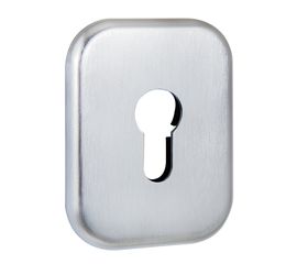 Декоративная накладка Fuaro (Фуаро) под цилиндр ESC 486-C SQ XL SSC-16 (сатин. хром) , 1 шт.