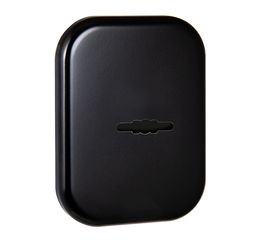 Декоративная накладка Fuaro (Фуаро) со шторкой на сувальдный замок ESC 486-S SQ XL (черный) BL-24, 1