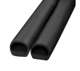 Самоклеящийся уплотнитель, Fuaro (Фуаро) (профиль D) РГ-141LT (10,0 х 12,0 мм)  (бобина 150 м)