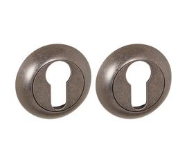 Накладка под Punto (Пунто) цилиндр ET ZR OS-9 античное серебро